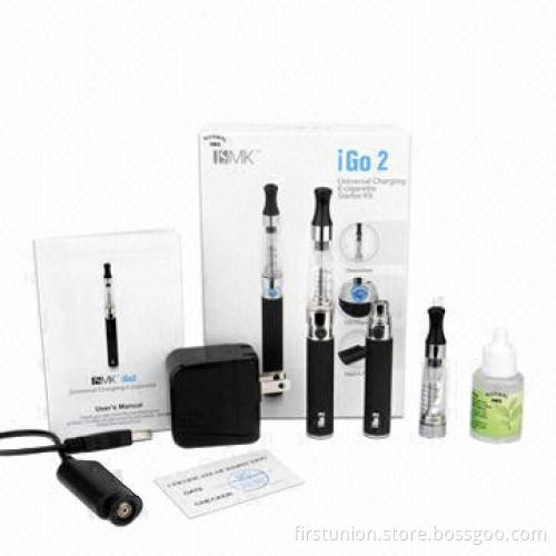 Electronic Cigarette from Dust-free Factory, Eco-friendly Features, 650/1,000mAh Battery Capacity